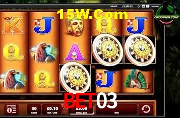 Variedade de jogos na Bet03